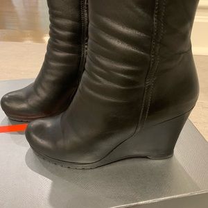 Prada Booties, in great condition. Original box and dust bags. Soles redone.